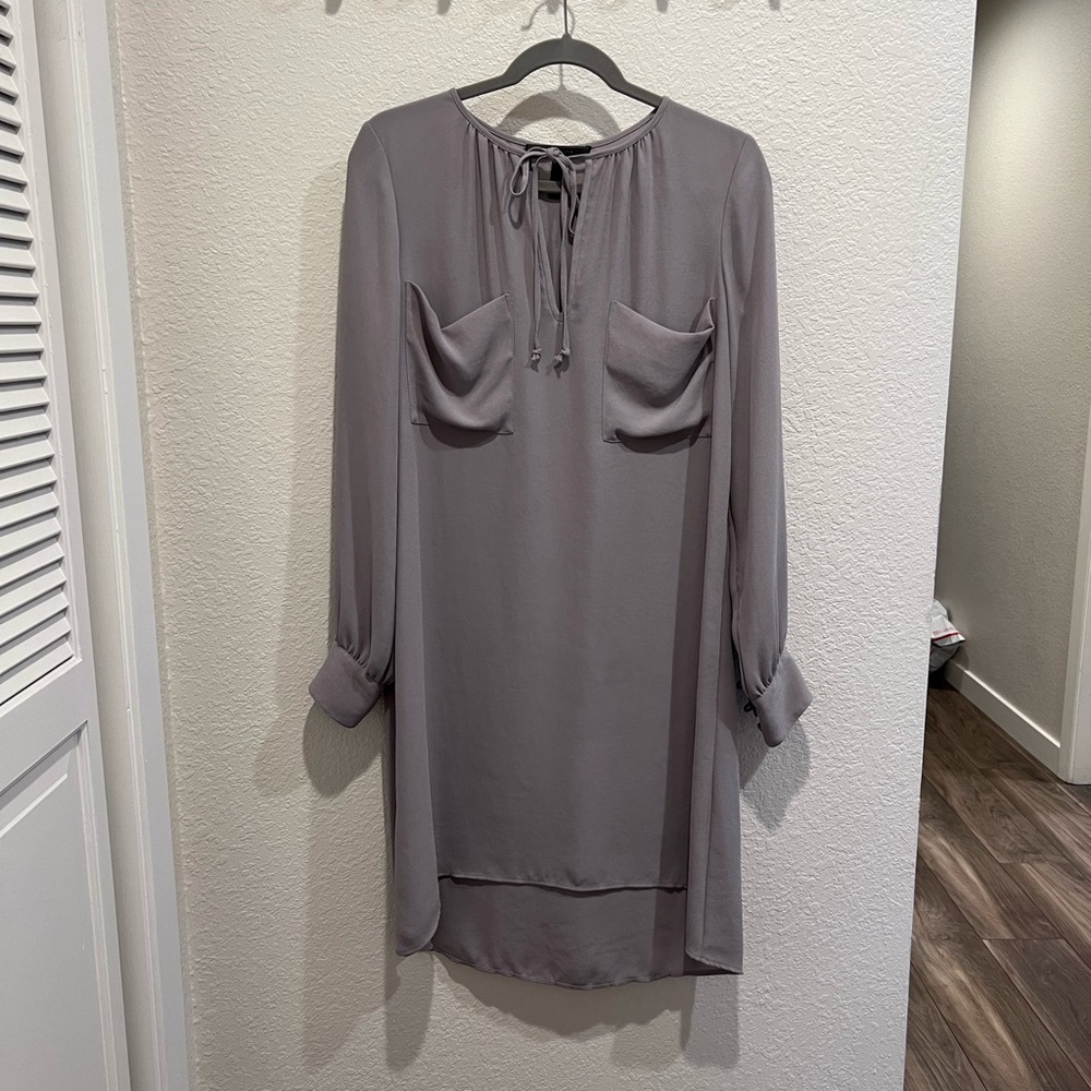 Bcbgmaxazria Darell dress, gray.  Size S.